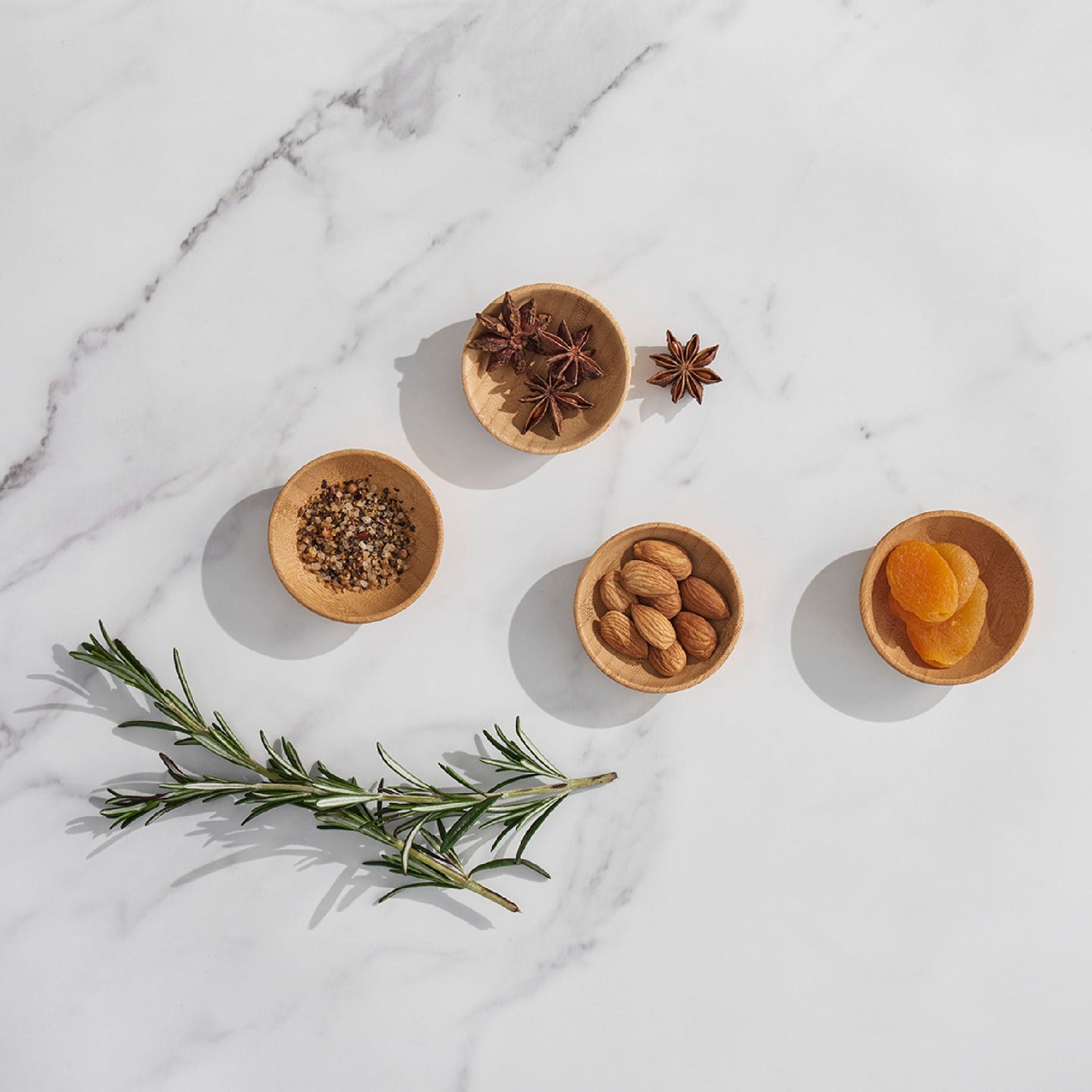 Bamboo Condiment Cups, Small (set of 4)