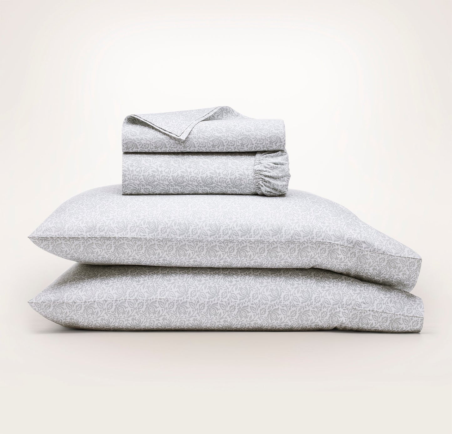 Signature Hemmed Sheet Set - Shore Cotton Bloom