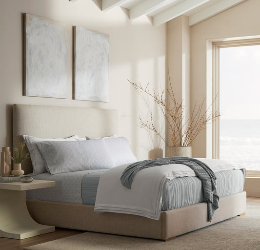 Signature Hemmed Sheet Set - Shore Cotton Bloom