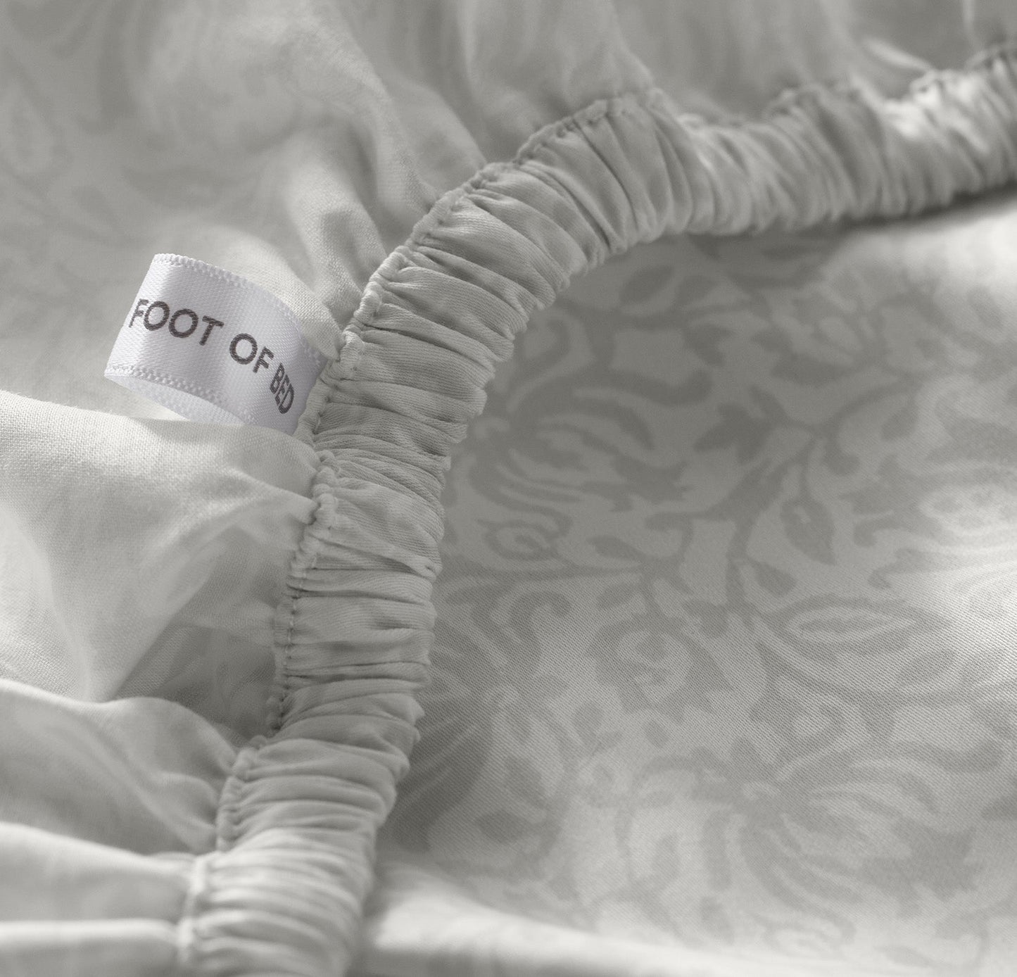 Signature Hemmed Sheet Set - Mist Cotton Bloom