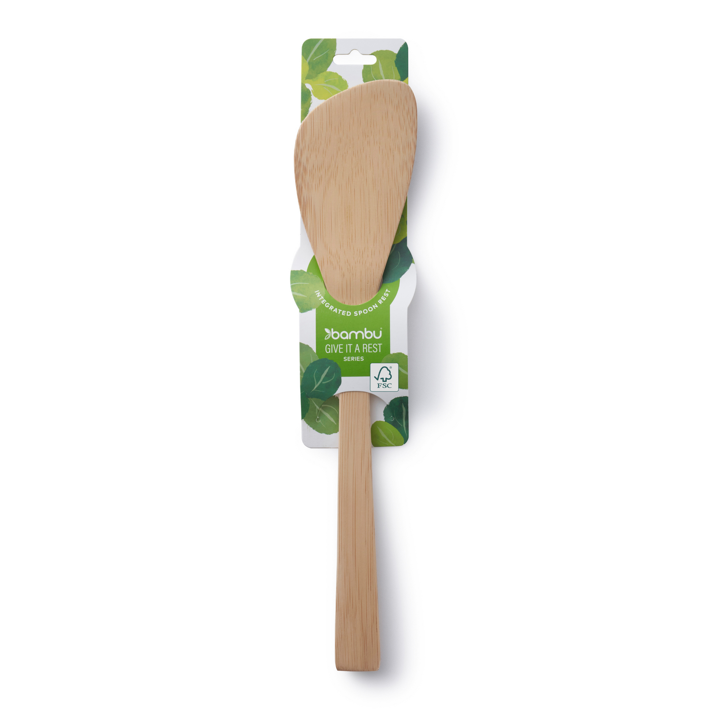 'Give It a Rest' Bamboo Spatula