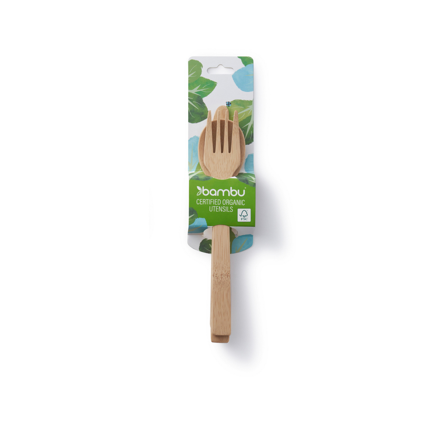 Reusable Bamboo Spoon, Knife & Fork Set