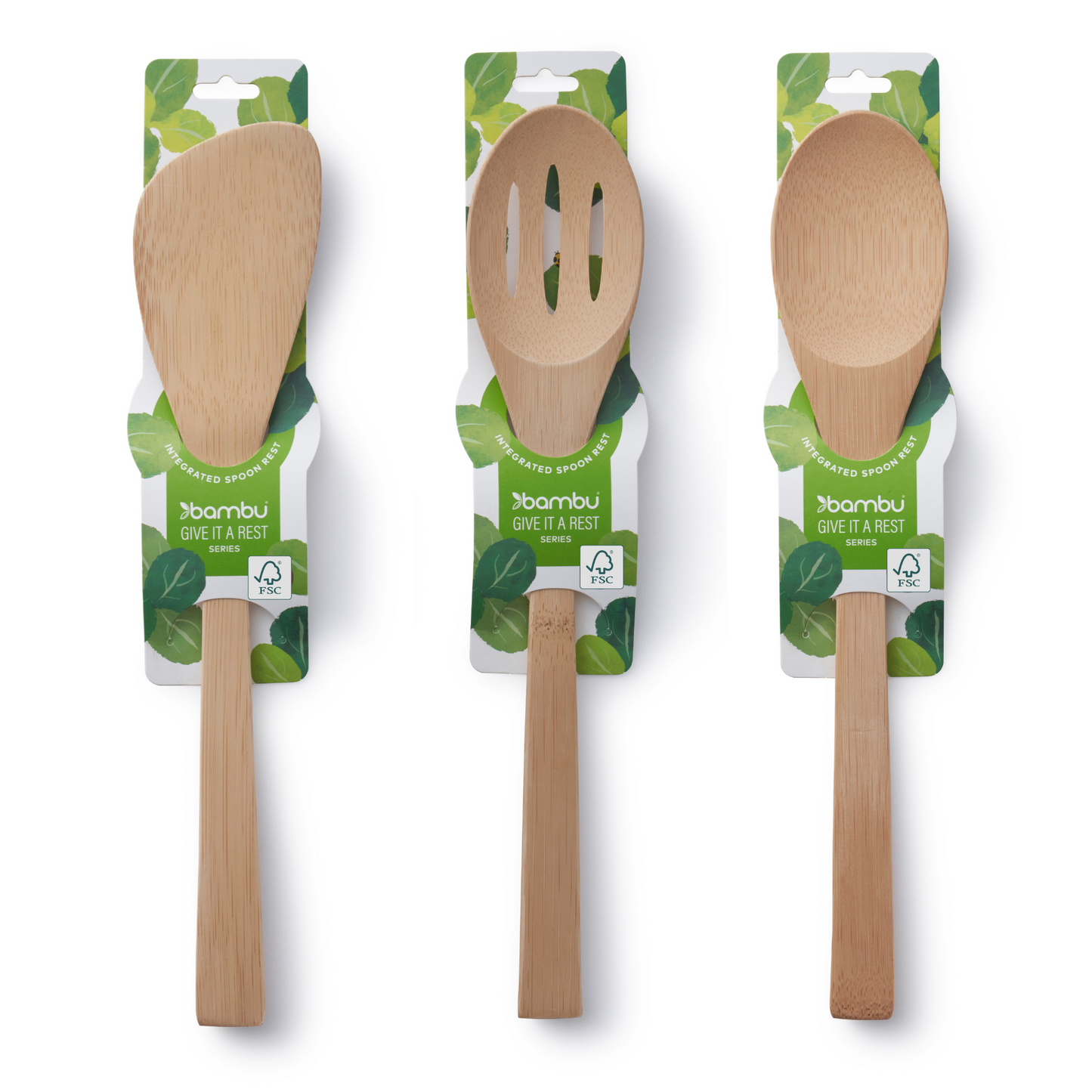 'Give It A Rest' Bamboo Utensil Set