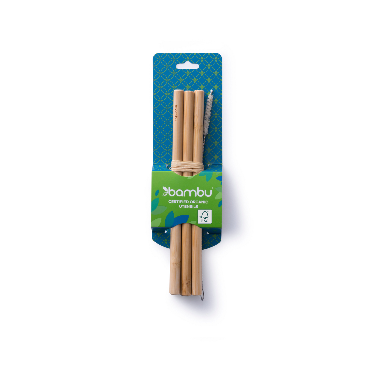 Precision Reusable Bamboo Straws, set of 6