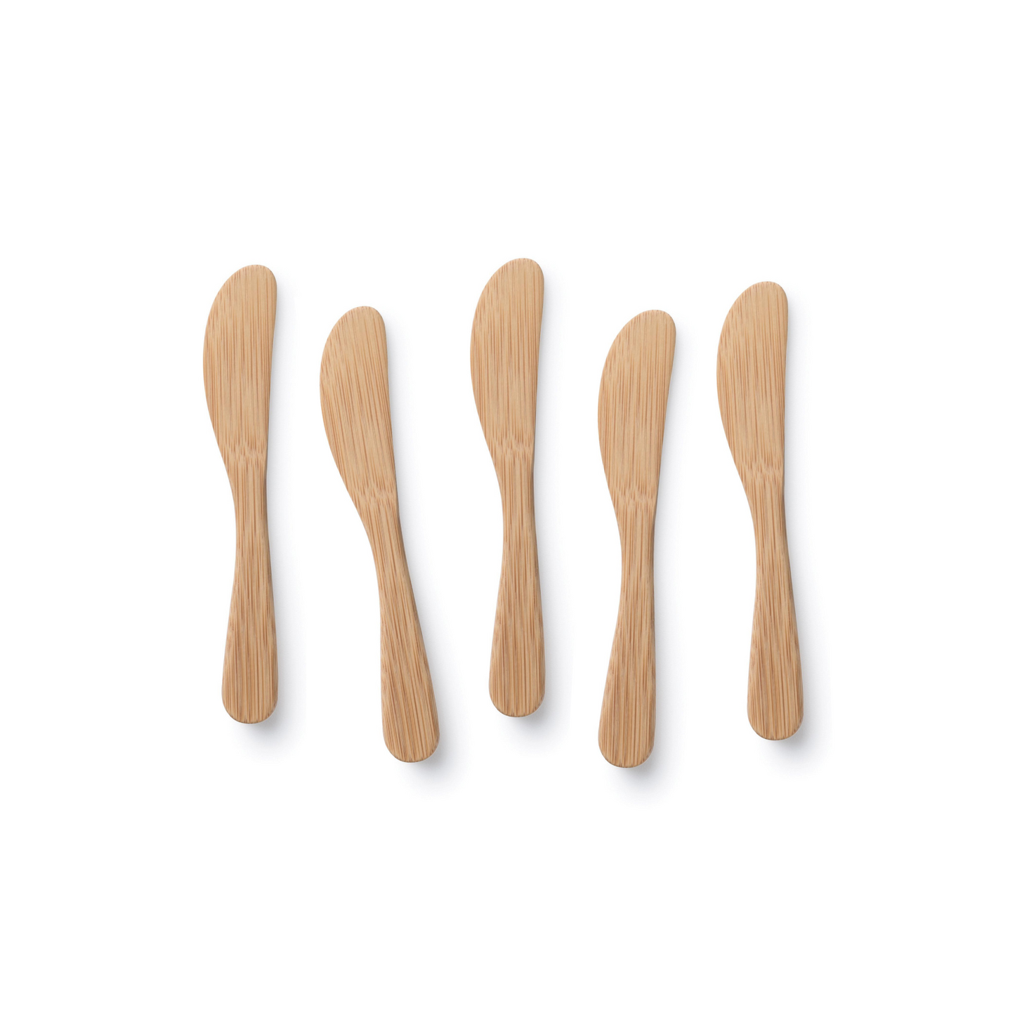 Mini Bamboo Spreaders, set of 5