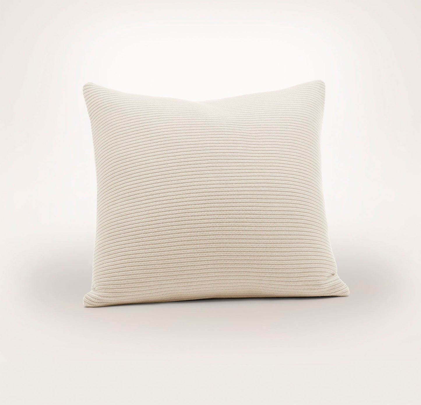 Ribbed Knit Euro Sham - Natural
