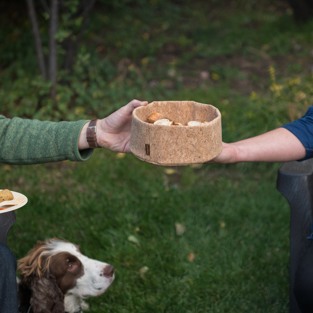 'Adjust-A-Bowl' Cork Fabric Bowl, Small