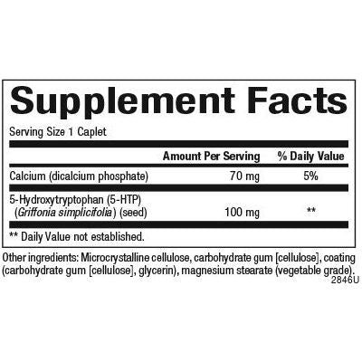 5-HTP 100 mg Time Release Caplets