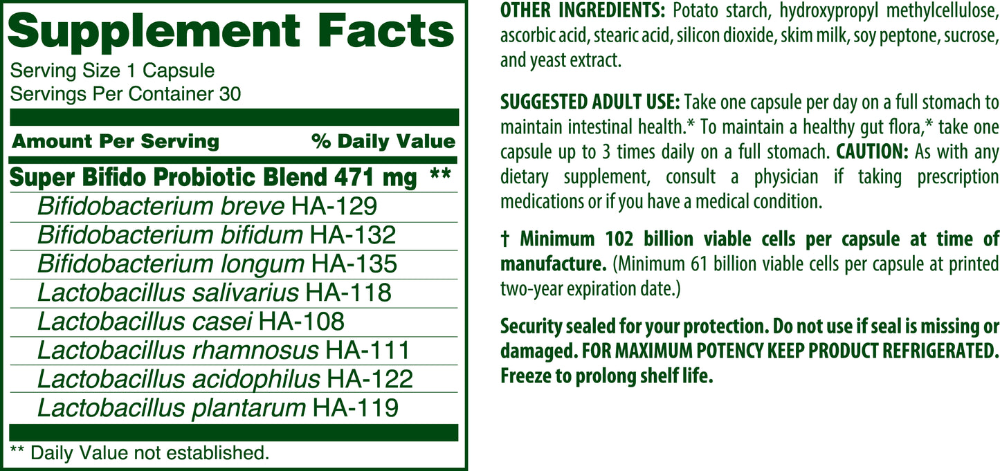 Super Bifido Plus Probiotic