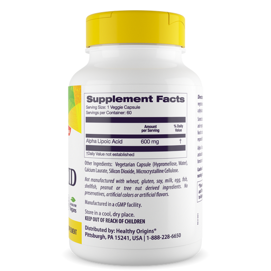 Alpha Lipoic Acid 600mg