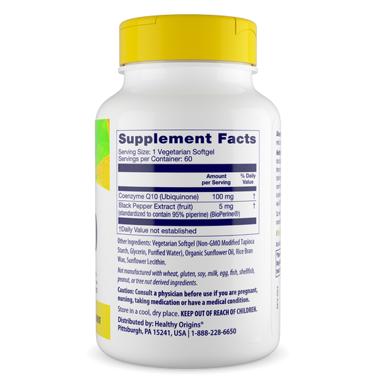 Enhanced CoQ10 (BioPerine®) 100mg