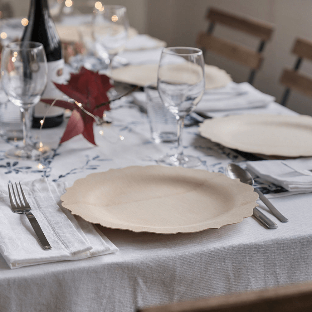 Disposable Bamboo Fancy Plates
