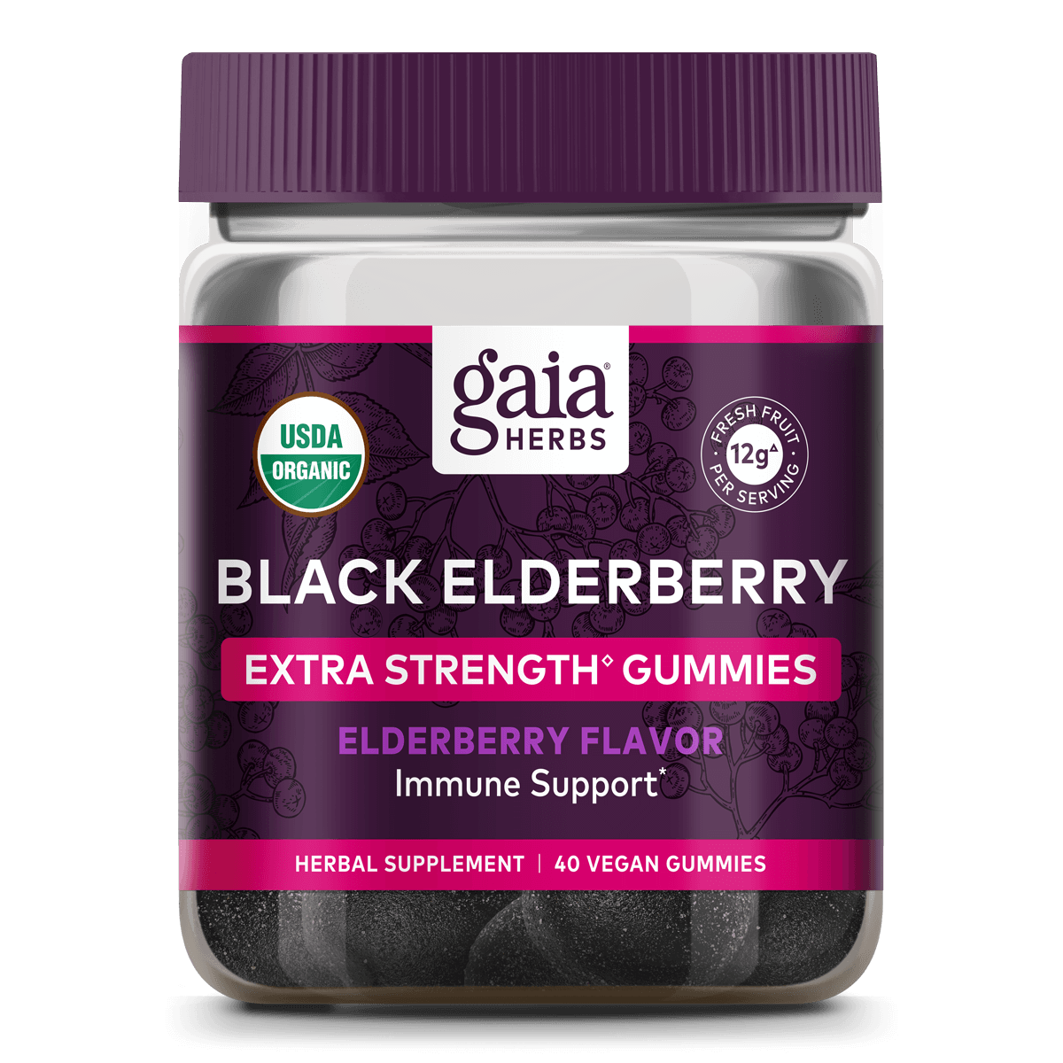 Black Elderberry Extra Strength Gummies