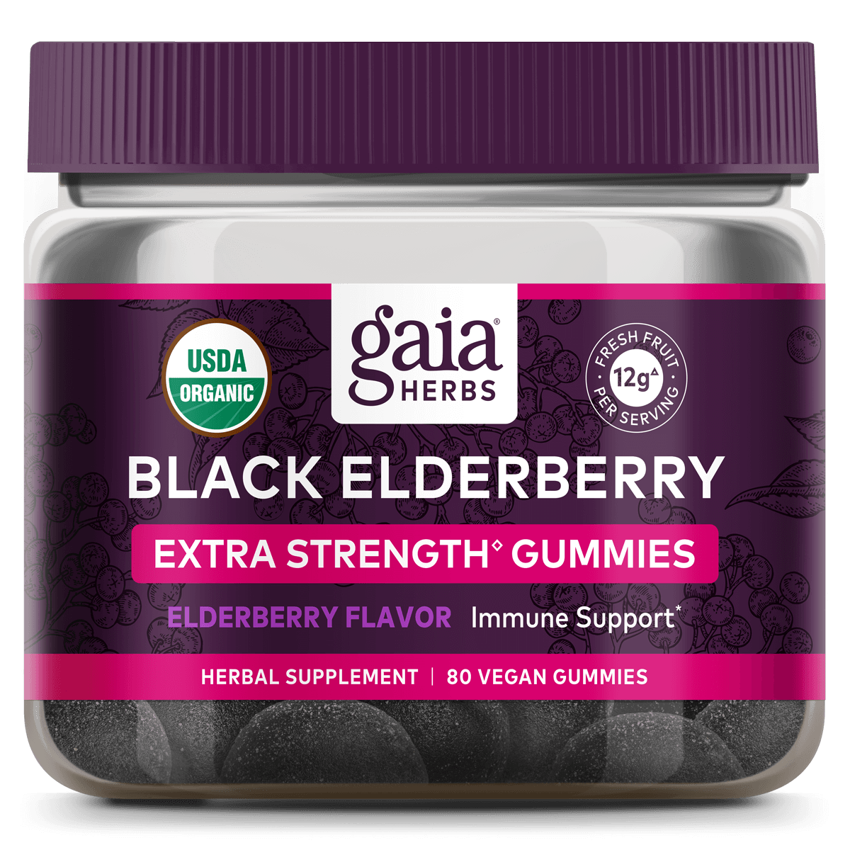 Black Elderberry Extra Strength Gummies