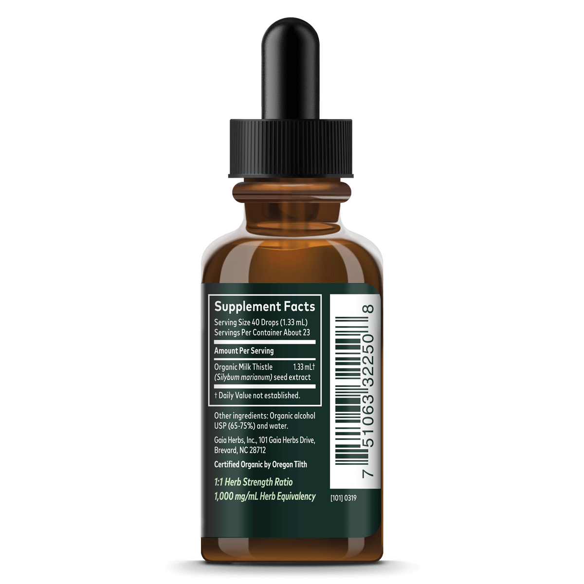 Milk Thistle Seed, Certified Organic