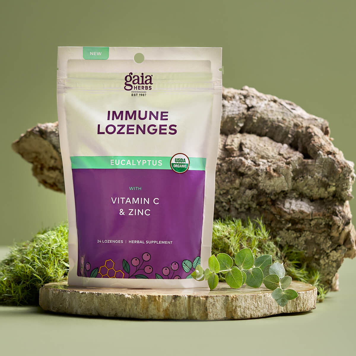 Immune Lozenges Eucalyptus
