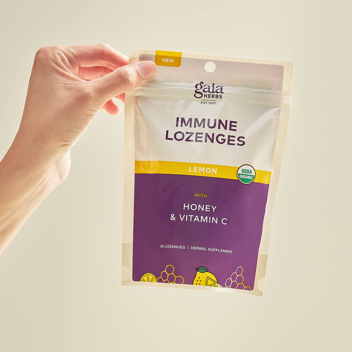 Immune Lozenges Lemon