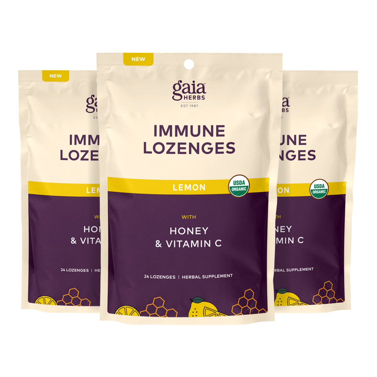 Immune Lozenges Lemon