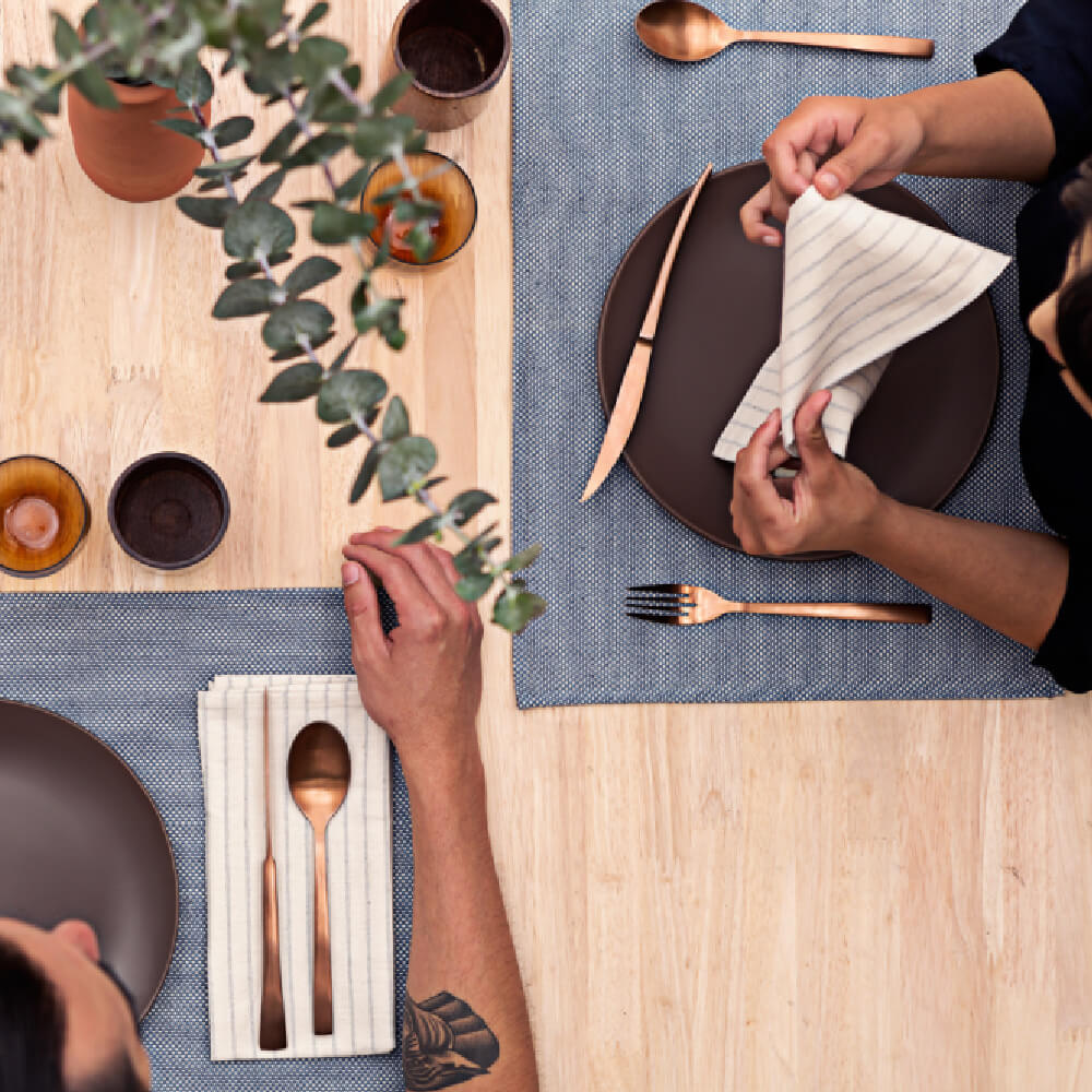 MEEMA Napkins made with Upcycled Denim - Set of 4