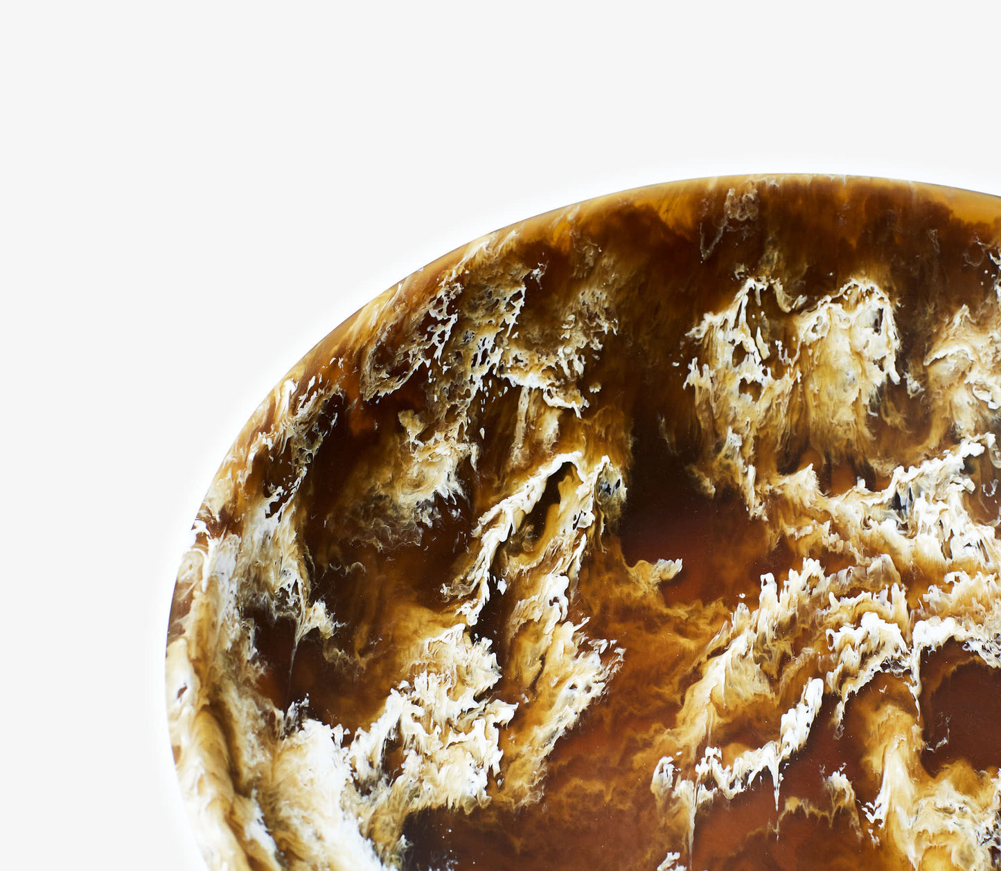 Resin Low Serving Bowl