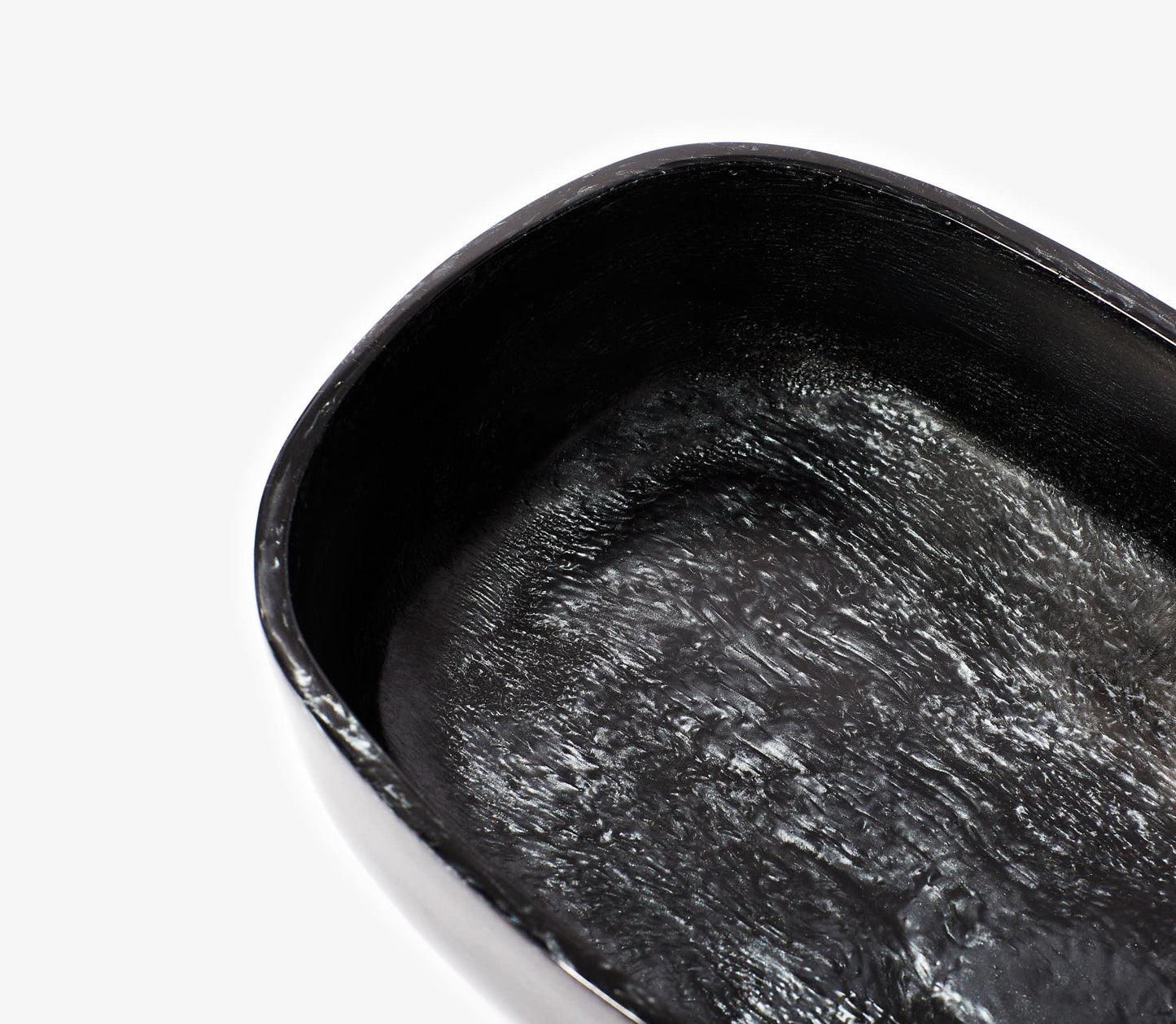 Resin Oval Serving Bowl
