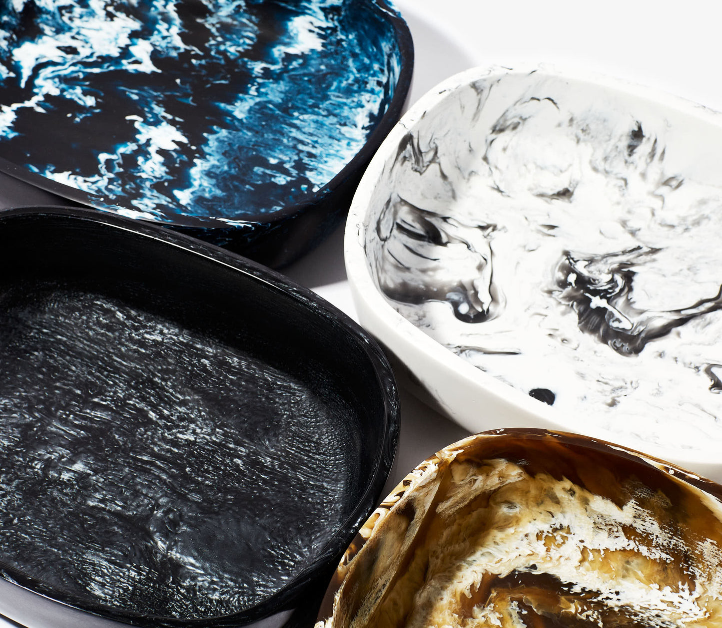 Resin Oval Serving Bowl