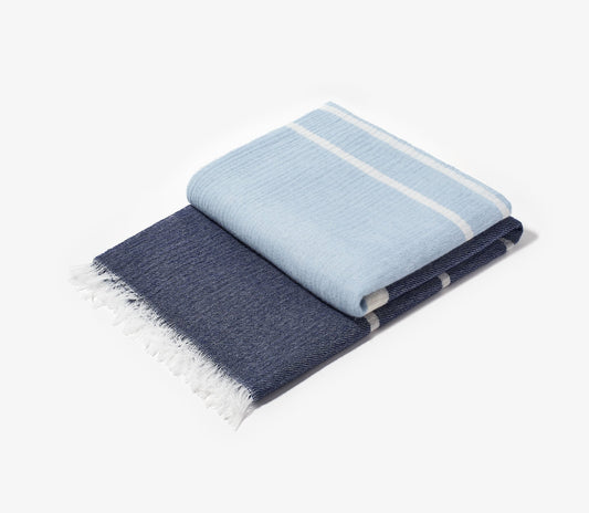 Cashmere Stripe Throw
