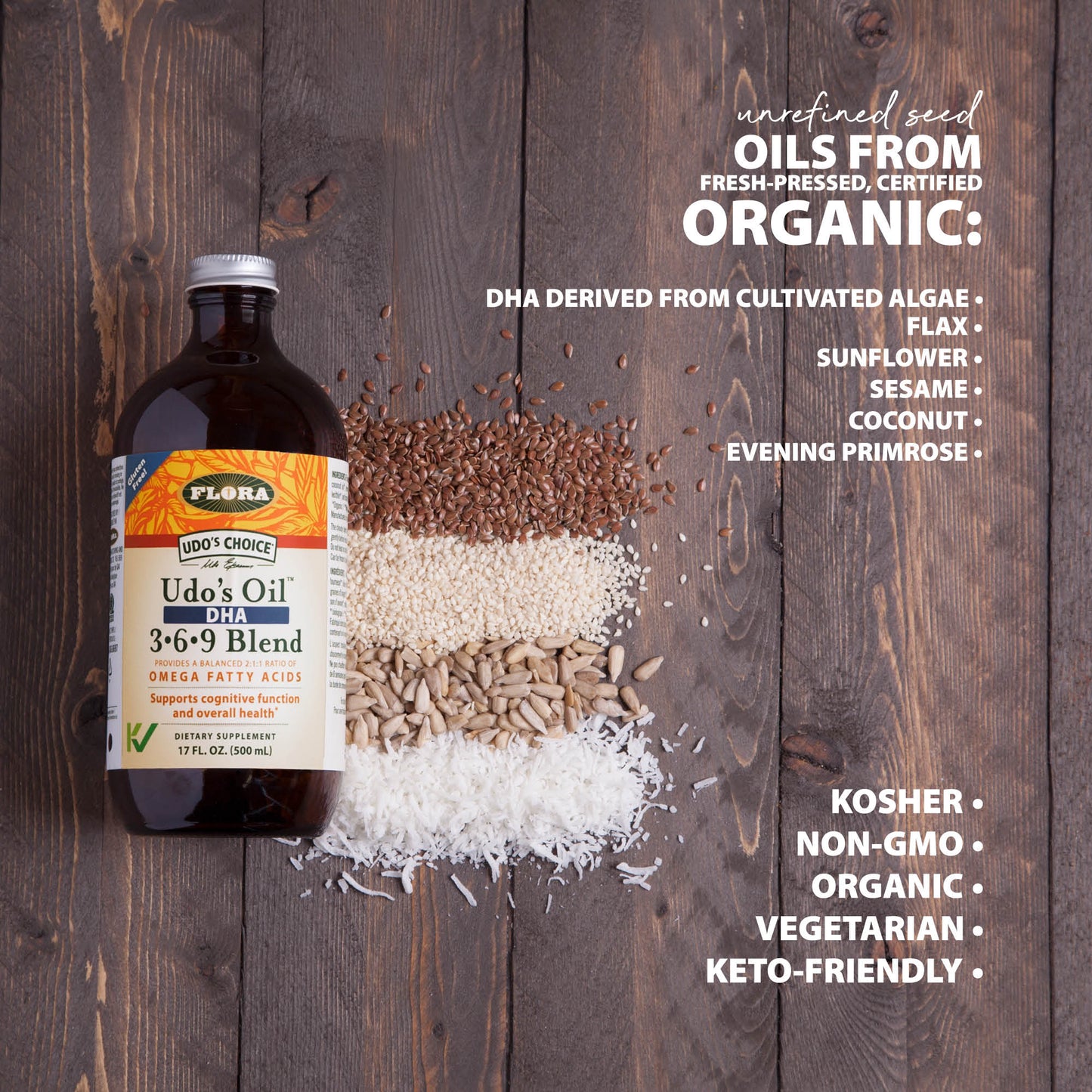 Udo's Oil™ DHA 3•6•9 Blend