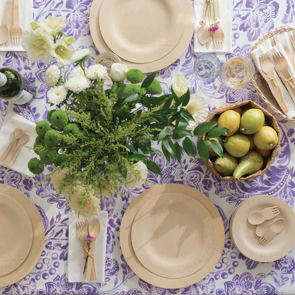 Disposable Bamboo Round Plates