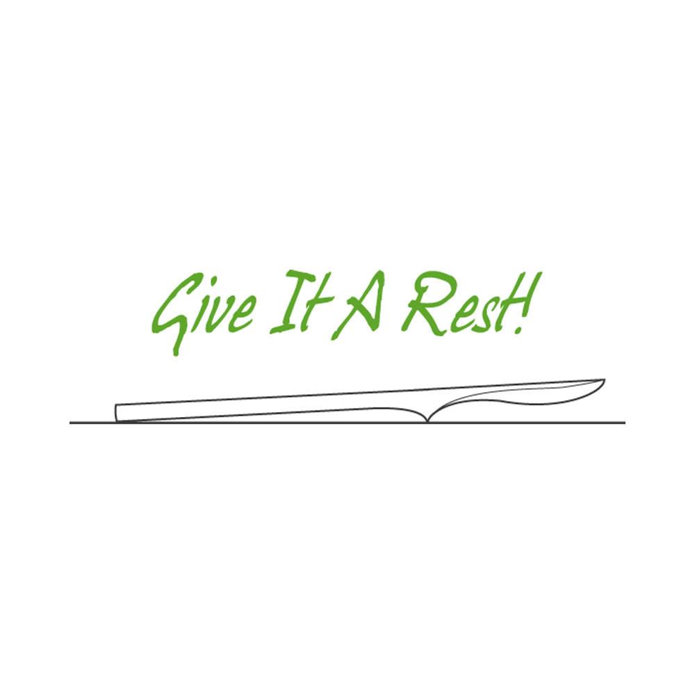 'Give It a Rest' Bamboo Spatula