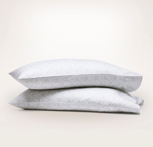 Signature Hemmed Pillowcase Set - Shore Cotton Bloom