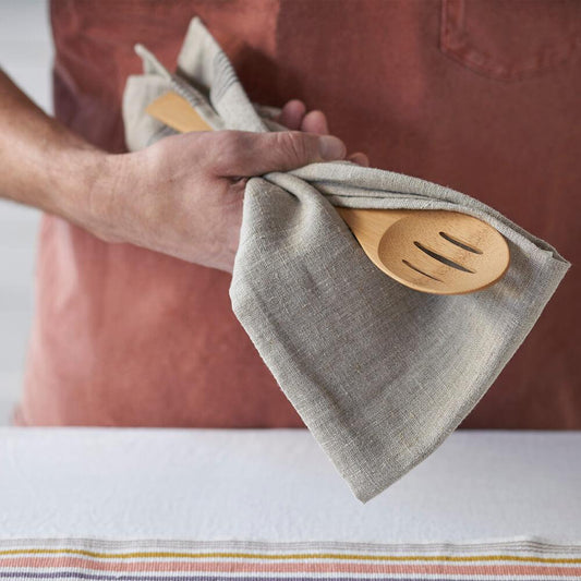 'Give It a Rest' Bamboo Slotted Spoon