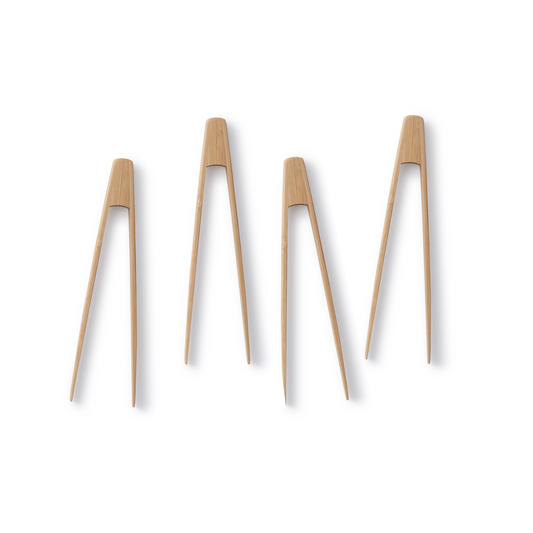 Bamboo Tiny Tongs (set of 4)