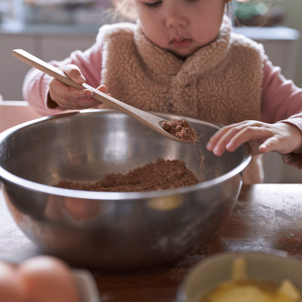 Kids in the Kitchen, Set of 3 Bamboo Utensils (3Y+)