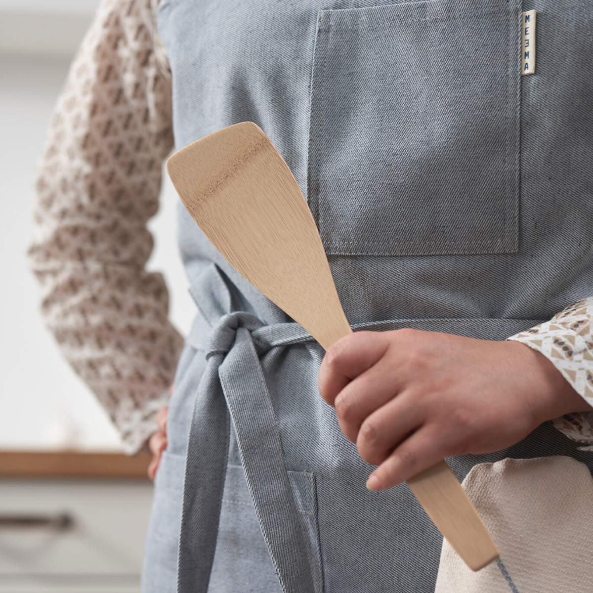 NEW Left Handed Bamboo Spatula