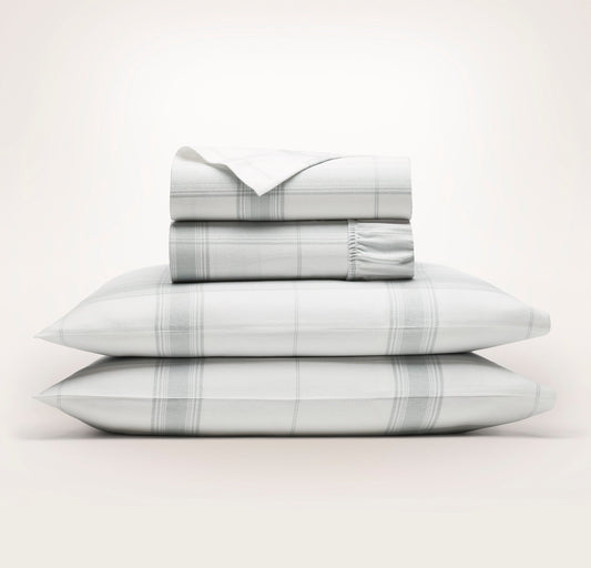 Flannel Sheet Set - Shore Classic Plaid