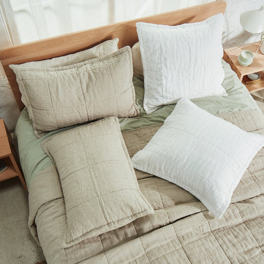 Natural Linen Shams