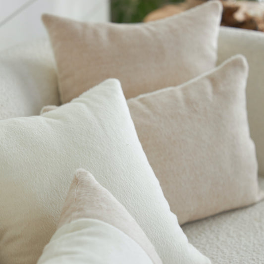 Alpaca Wool Throw Pillow Cover