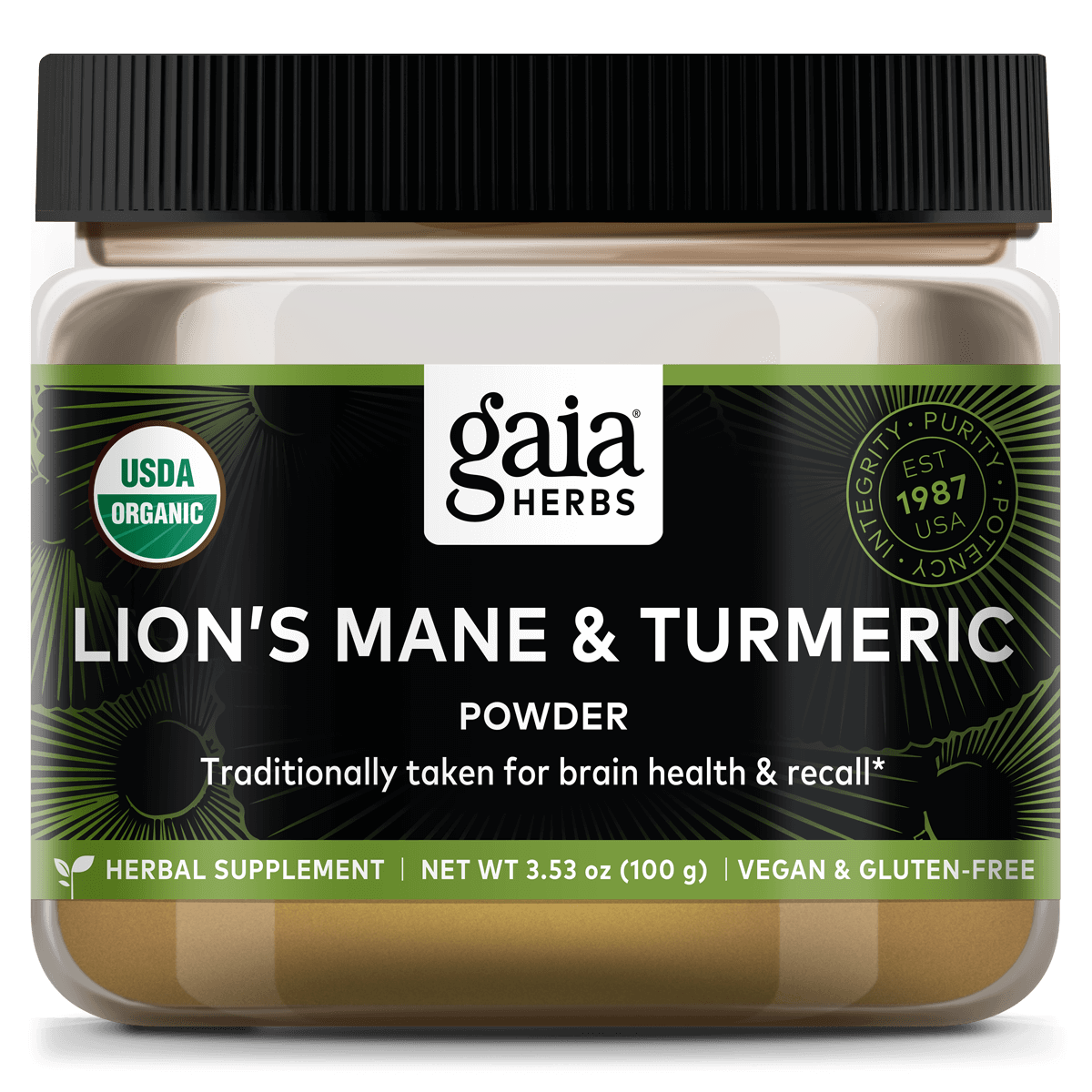 Lion's Mane & Turmeric Powder