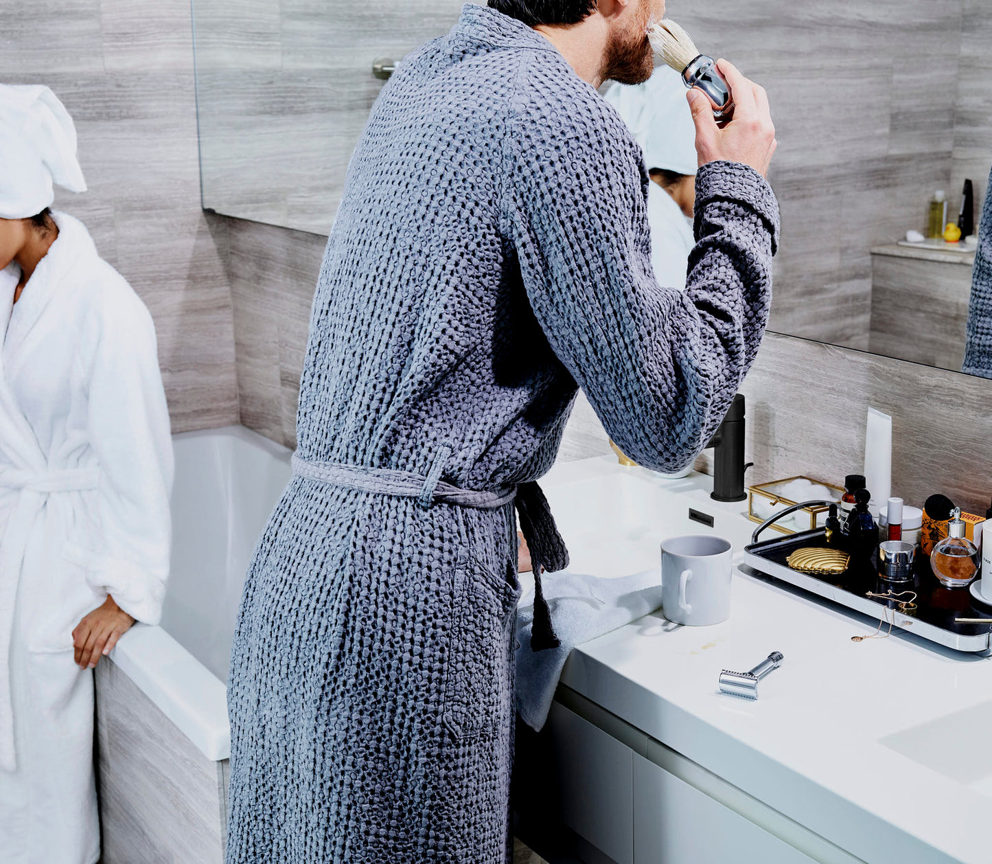 Honeycomb Bathrobe