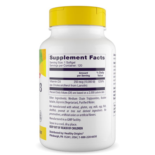 Vitamin Dз (with MCT Oil) 10,000 IU