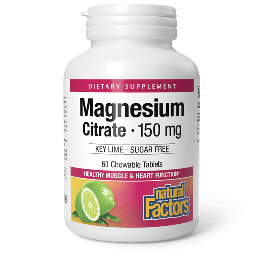 Magnesium Citrate 150 mg Chewable Tablets